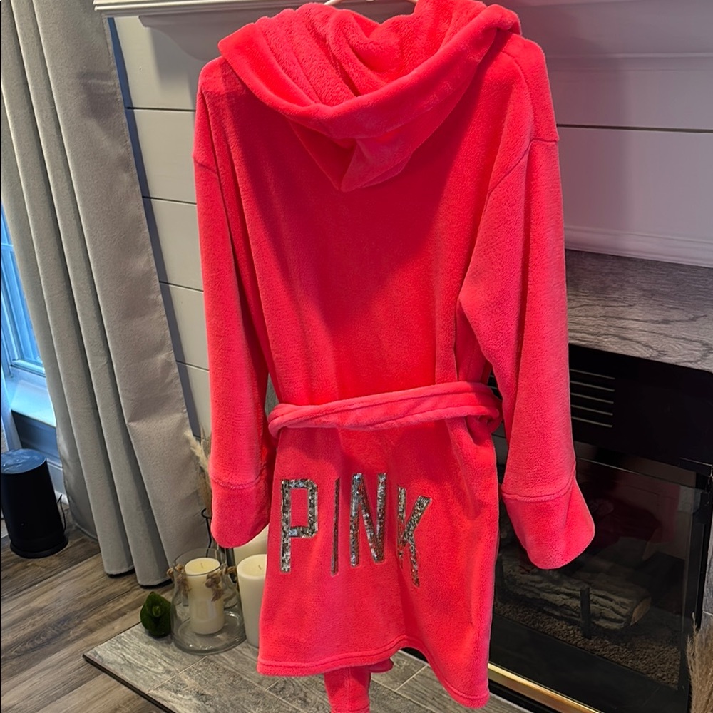 Cozy hot pink Robe